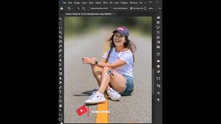 How to Apply Blur Effect Using Photoshop 2024 #shorts