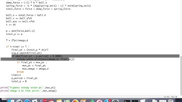 Vpython HW6 steady state pt