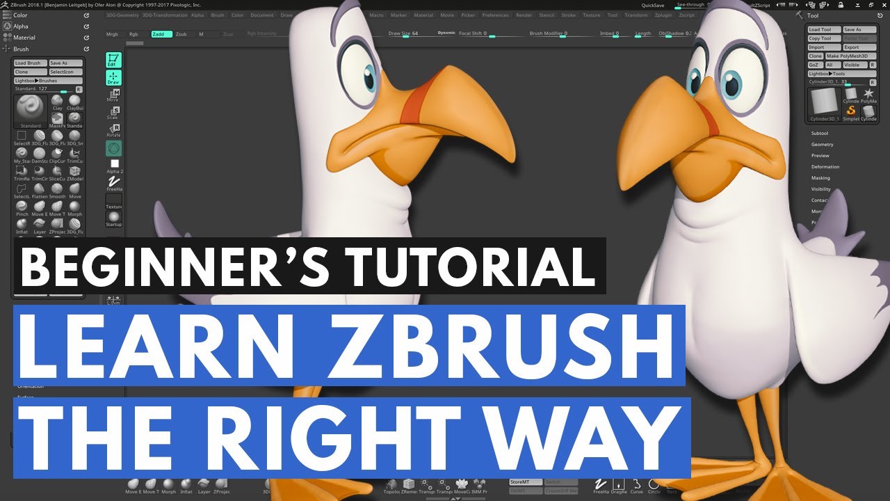 zbrush basic tutorial