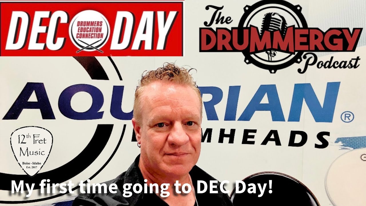 EP.176 DEC Day at Aquarian Drumheads! The Drummergy Podcast