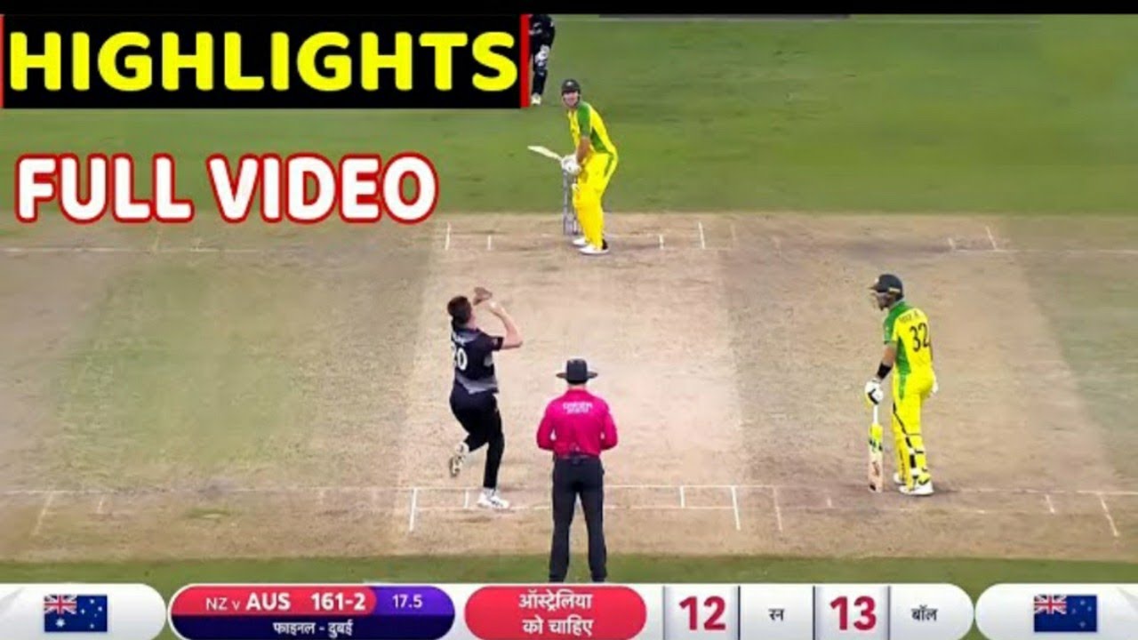 Australian vs Newzealand Final Match Full Highlights ICC T20 World Cup ...
