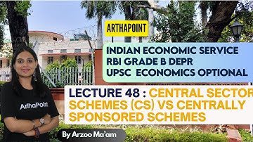 Central Sector Schemes (CS) vs CENTRALLY SPONSORED SCHEMES | Ramesh Singh Ch 5 | RBI GRADE B DEPR