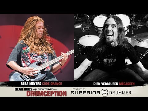 CODE ORANGE's Reba Meyers X Dirk Verbeuren of MEGADETH - DRUMCEPTION | GEAR GODS