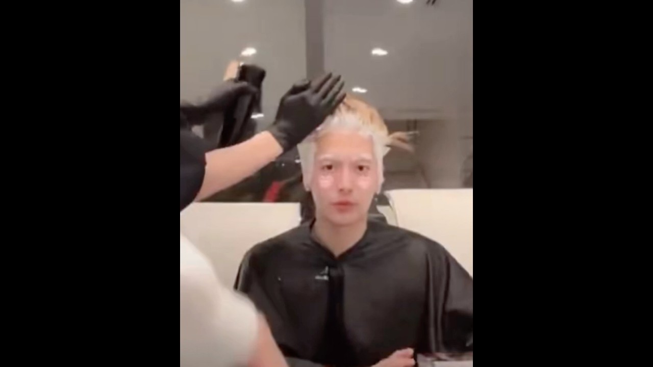 Jackson’s reaction to the filter😂 