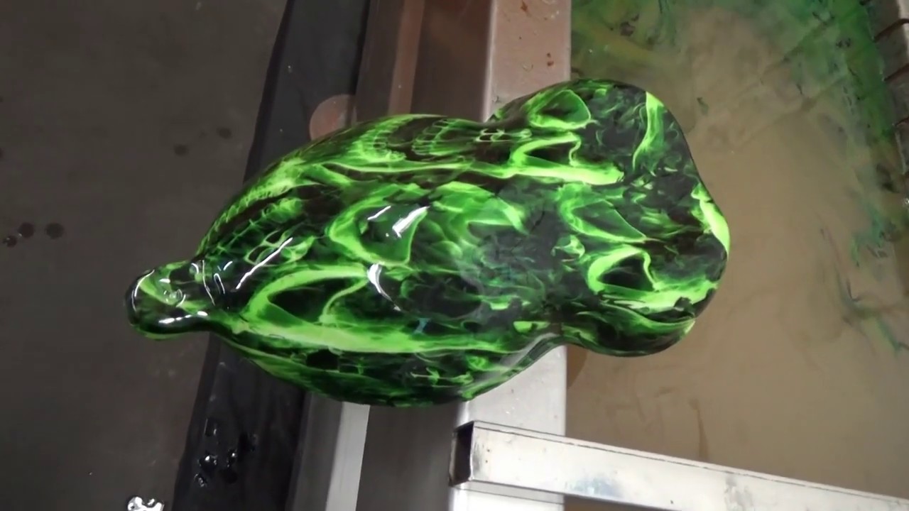 Mini Green Burning Skulls YouTube