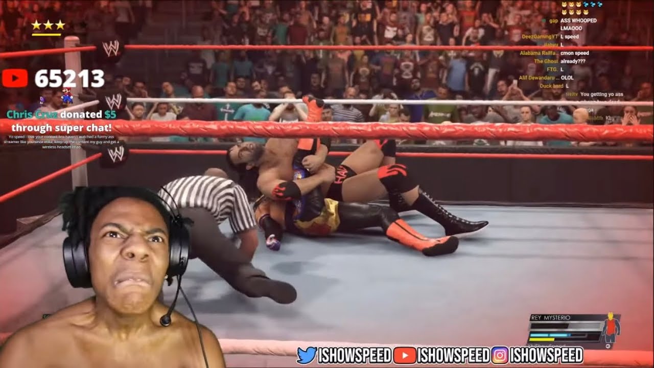 Wwe Rage iShowSpeed FIRST Time Playing WWE 2K22! (RAGE) - YouTube