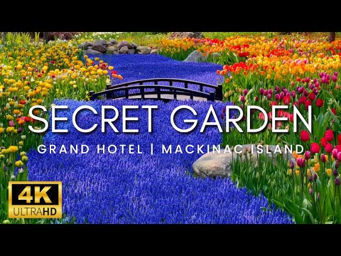 YOU WON'T BELIEVE THIS GARDEN Secret Garden at the Mackinac Island