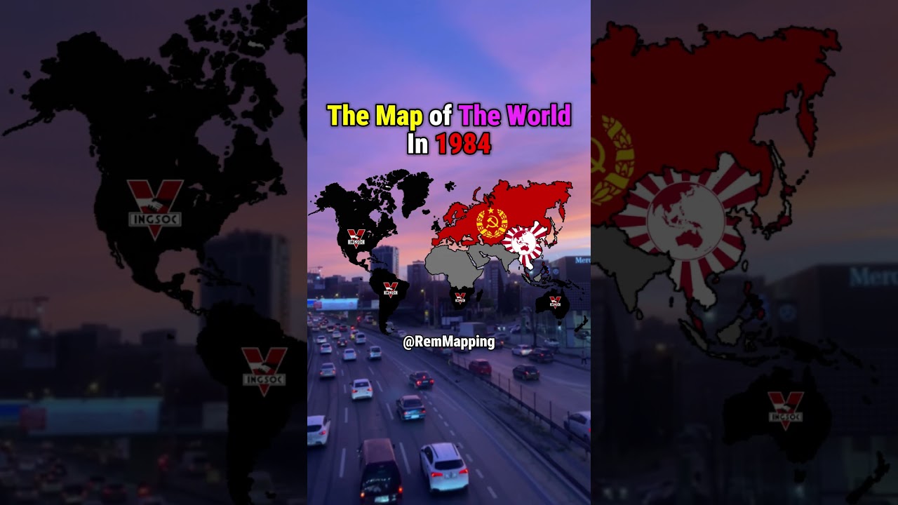 Map of the World in 1984 | Literally 1984 