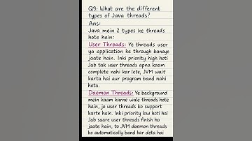 day-4.1 |"Java Threads Explained in 10 Secs! (User vs Daemon)"