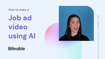 How to make a job ad video using AI