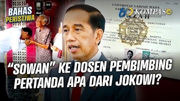 Jokowi “Sowan” ke Dosen Pembimbing UGM di Tengah Polemik Ijazah Palsu