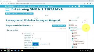 Untuk Pengajar - Cara Menggunakan Aplikasi E-learning SMK Negeri 1 Tirtajaya