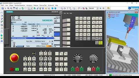 Swansoft CNC Simulator - Setting tool offset Siemen 808DM