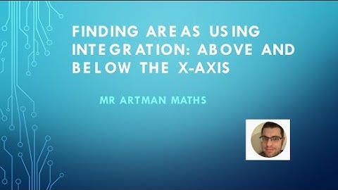 Edexcel Maths: Integration (Y1) AREAS ABOVE AND BELOW THE X AXIS