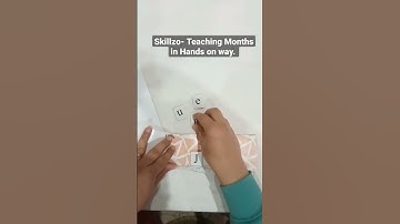 Skillzo-Teach months to your child in hands on way. #funlearning #trendingshorts #handsonactivities