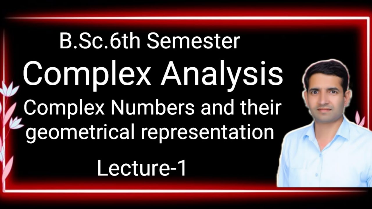 B.Sc.6th Sem maths complex numbers  maths by Jitendra kumar 
