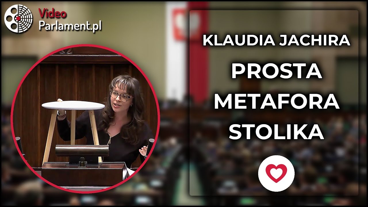 Klaudia Jachira - Trójpodział to stolik. Nie do ruszenia