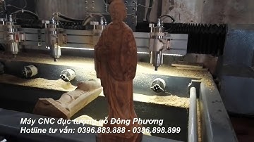 Cung cấp máy khắc tượng gỗ cnc giá rẻ tại Hà Nội