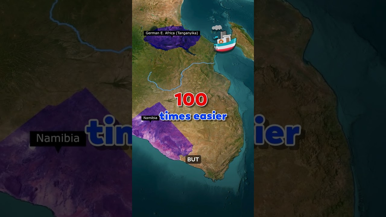 The Strangest Border In the World - Namibia's Panhandle 📍🌍 #geography