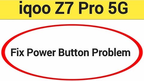 How to fix power button problem iqoo Z7 Pro 5G, how to fix auto restart problem