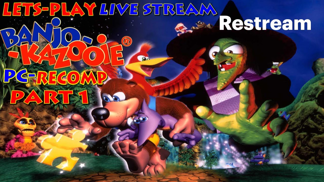 Let's Play Banjo Kazooie (PC Recomp) Live Stream! (Part 1/??) - YouTube