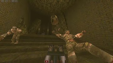 Quake - Func Map Jam #1 - Giant Brown Sewers