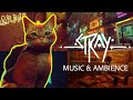 The Vibrant Life of Robots in a Neon City 🎧🐱✨ |Stray Music & Ambience|