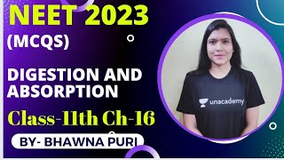 NEET 2023|| MCQs|| Class-11th || Ch-16|| Biology by Bhawna puri
