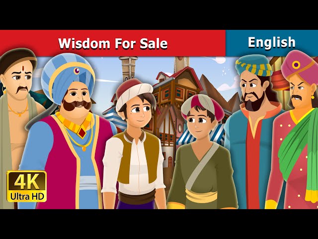 Wisdom For Sale Story in English 🦉 | Stories for Teenagers | @EnglishFairyTales class=