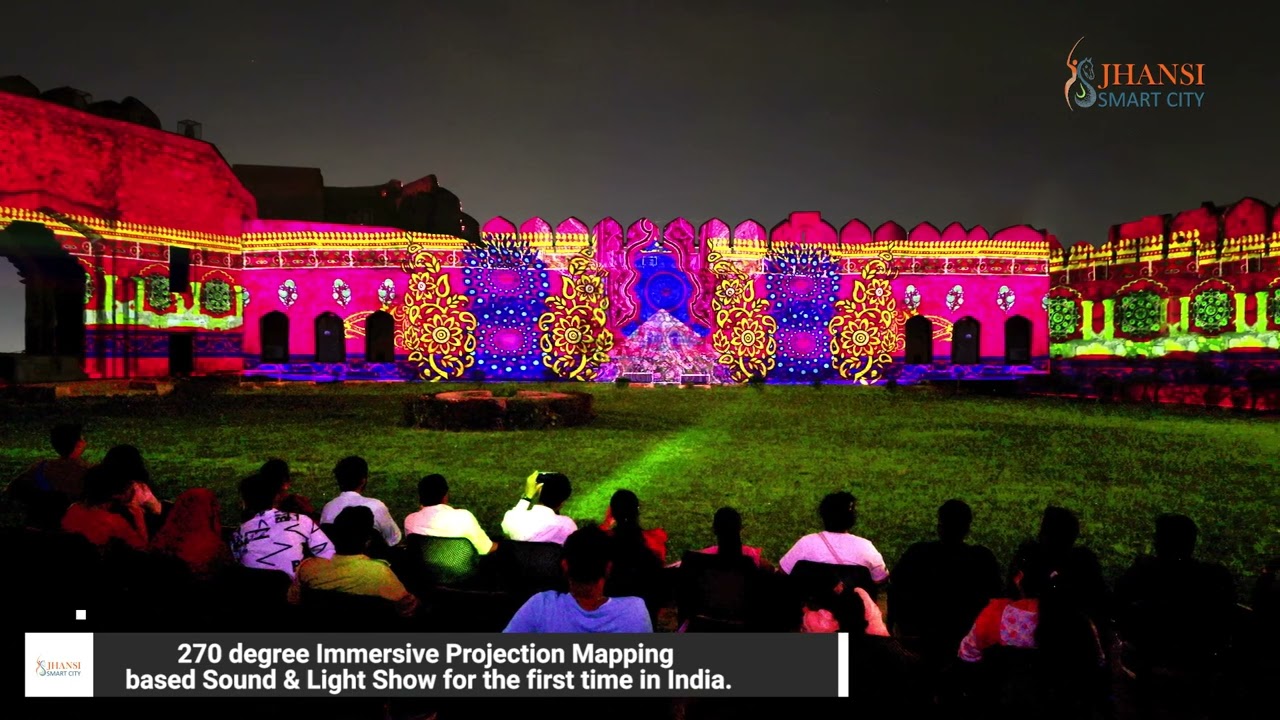 Advance Sound & Light Show For Tourists at Jhansi Fort