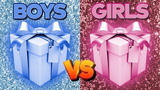 CHOOSE YOUR GIFT 🎁 BOYS VS GIRLS