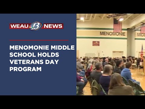 Menomonie Middle School Holds Veterans Day Program