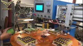 Fully Automated Rotary Blister Paper Card Packaging Sealing Machine with Robots for Place and Pickup
