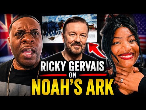 We Tried Not To Laugh But Failed! Ricky Gervais On Noah's Ark (Reaction)