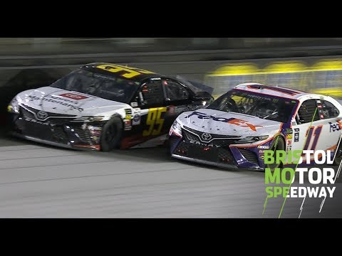 mark martin beatbox Hamlin passes DiBenedetto late for Bristol win