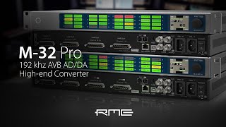 RME M-32 Proシリーズ - 次世代の32チャンネル・ハイエンド MADI / AVBコンバーター