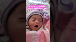 The Best Mother's Day Surprise! #mothersday #baby #newmom #newborn #babygirl