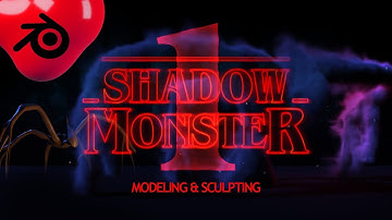 Shadow Monster Modeling and Sculpting - Blender 2.8 Tutorial P1