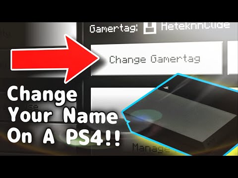 How To Change Your PS4 Gamertag 