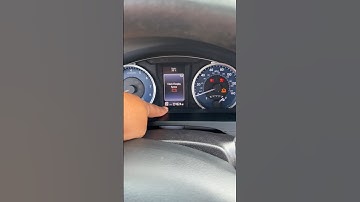 Toyota Camry 2016 Dash Reset - Quick and Easy Guide