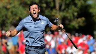 Rory McIlroy v Patrick Reed - Incredible putts and reaction