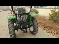 Miniature four-wheel drive agricultural tractor, small agricultural equipment.#tractor #farming