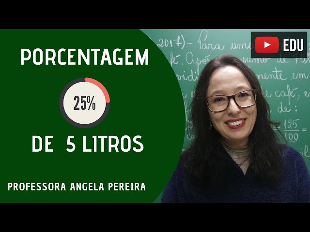 Matemática – Porcentagem – Estudando com a Professora Carla