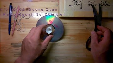 Cách Làm Đồ Chơi Từ Đĩa CD Bỏ Đi Đơn Giản [ How To Make Toys From A Discarded CD Simple ]