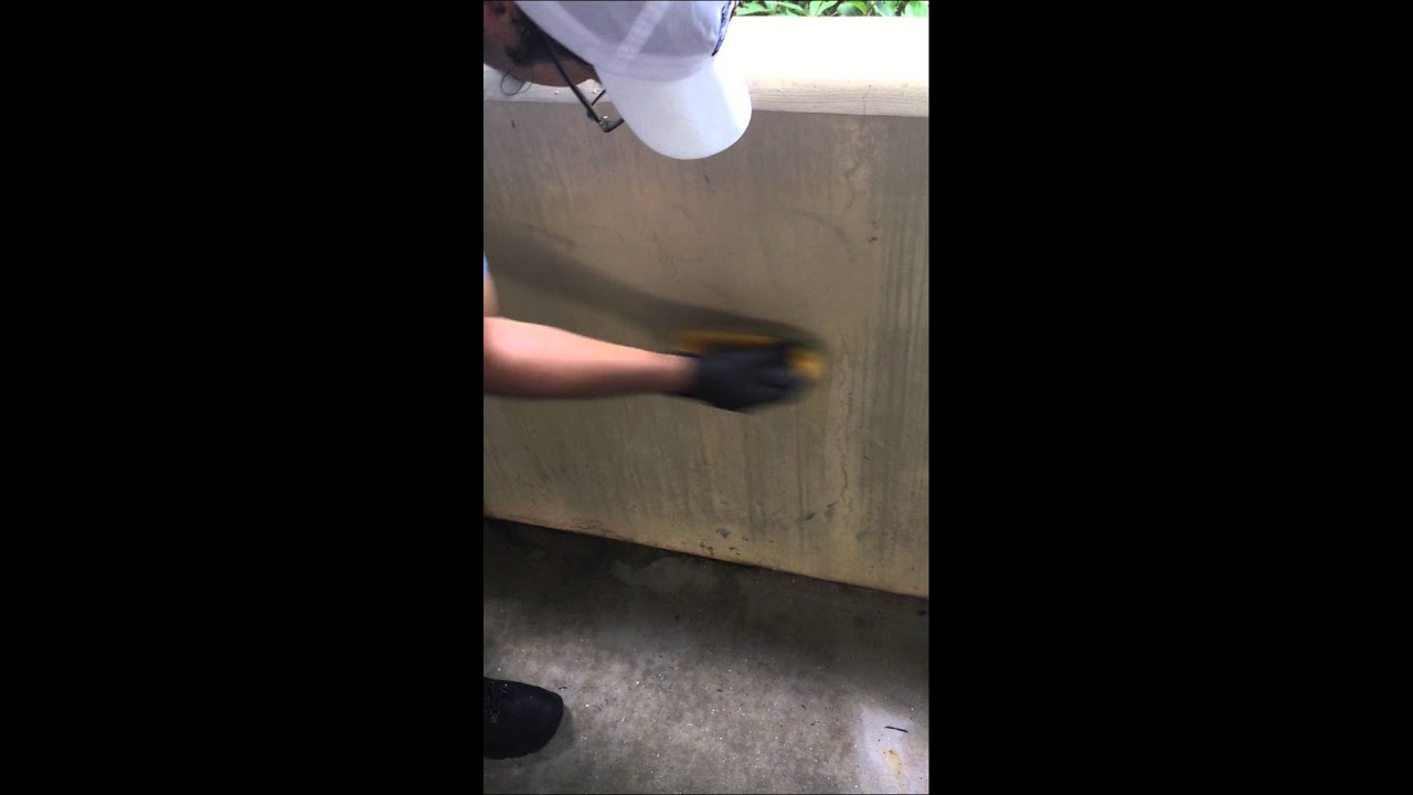 Remove Permanent Marker from Painted Concrete FAST and EFFECTIVELY! YouTube