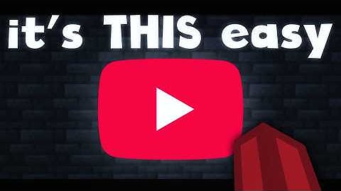 How To Be a Minecraft YouTuber in 3 Minutes