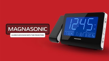 Alarm Clock Radio With Time Projection (CR62 & CR62W)