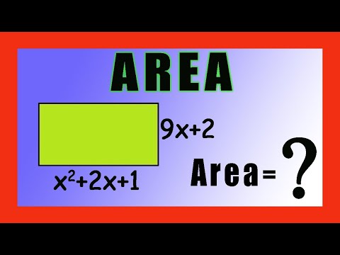 Video: ¿Cómo encuentras el área de un monomio?