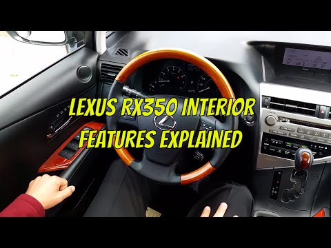 2010 Lexus RX 350 Interior Features Explained