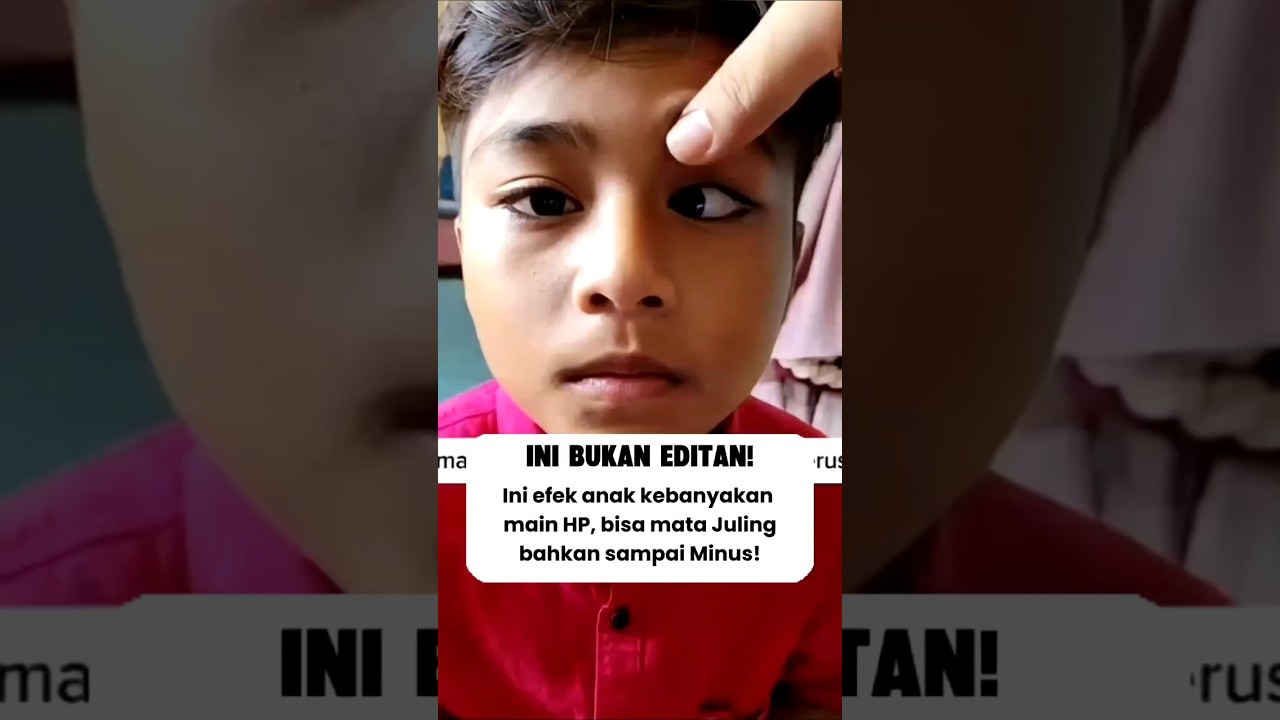 Orang Tua Wajib Tahu! Efek Kebanyakan Main HP! 